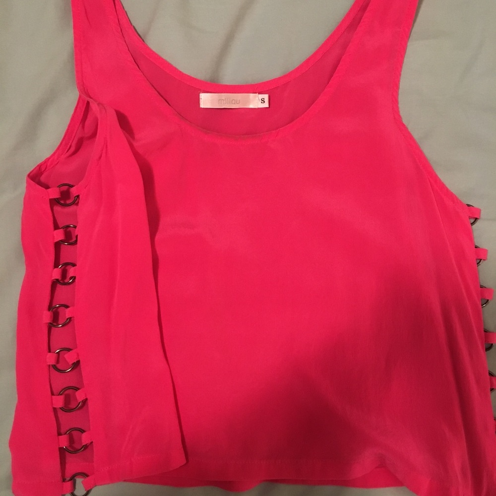 LF Silk crop top